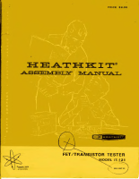 Heathkit IT-121-FET-transistor-tester - Manual-sch 
